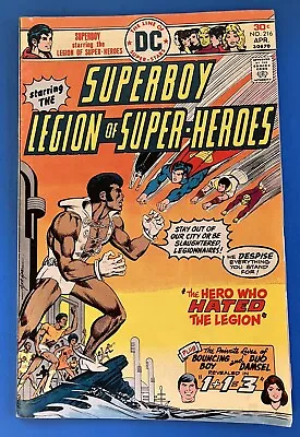 Buy Superboy Legion Of Super Heroes # 216 - April 1976 DC First Appearance  Of Tyroc • 3.19£