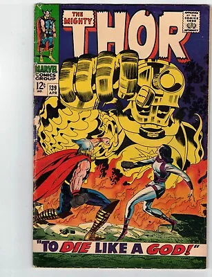 Buy The Mighty Thor # 139  1967 Marvel Comics Vs. Ulik! Sif! • 20.27£