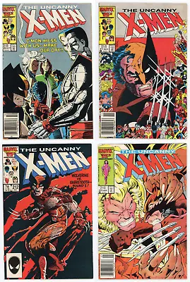 Buy Uncanny X-Men #210-213 VGFN Lot MUTANT MASSACRE 1986 Marvel 210 211 212 213 MCU • 47.30£