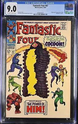 Buy Fantastic Four #67 CGC VF/NM 9.0 1st Appearance HIM/Adam Warlock! Marvel 1967 • 465.67£