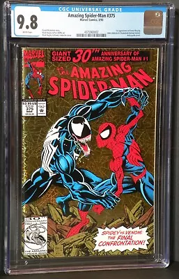 Buy Amazing Spider-Man #375 CGC 9.8 Holo-grafx Cover 1st Appearance Of Anne Weying. • 95.14£
