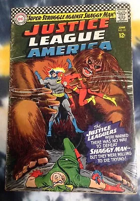 Buy JUSTICE LEAGUE OF AMERICA #45 (1966) - DC Comics / Shaggy Man  • 19.18£