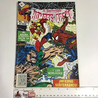 Buy 1992 Spanish Comics El Asombroso Hombre Arana #525 Los Morlocks Novedades Mexico • 3.97£