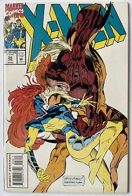 Buy X-Men #28 • Sabretooth Cover By Andy Kubert! (Marvel November 1993) • 2.38£