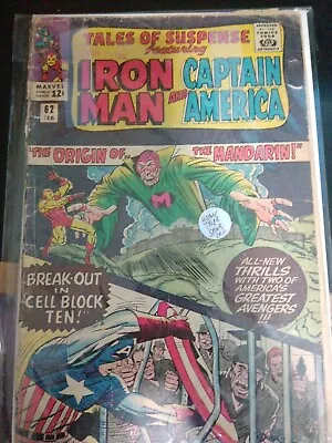 Buy Tales Of Suspense #62 -Gd 2.5  (1965) Origin Mandarin, Ironman, Captain America  • 43.36£