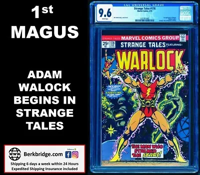 Buy Strange Tales 178 Cgc 9.6 White Pages  2/1975 💎 Why Spend $3000 On A 9.8 ? • 555.44£