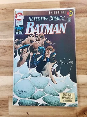 Buy SIGNED Graham Nolan No COA Detective Comics #663, Knightfall 10, DC 1993 • 10.86£