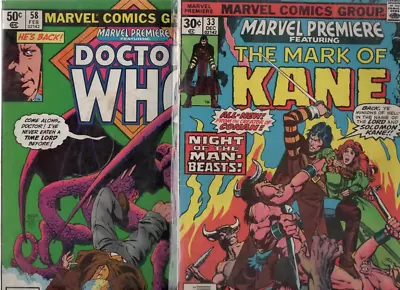 Buy *Marvel Premiere #33 & #58   Lot Of 2  (1989, DC Comics) • 3.15£