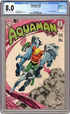 Buy Aquaman #52 CGC 8.0 1970 2049308022 • 139.92£