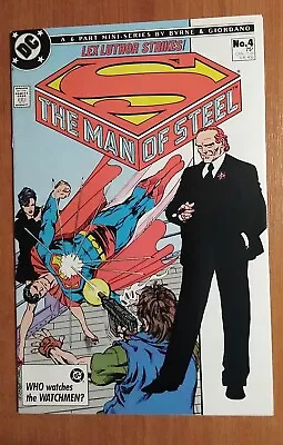 Buy Superman Man Of Steel #4 - John Byrne - DC Comics 1st Print 1986 • 6.99£