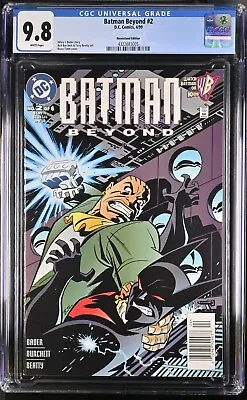 Buy 1999 Batman Beyond #2 1st Terry Mcginnis As Batman Rare Newstand Variant Cgc 9.8 • 339.80£