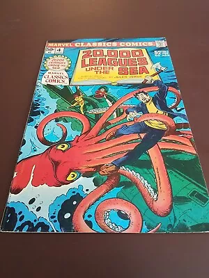 Buy 1976 Marvel Classics Comics Series #4 Featuring 20,000 Leagues Under The Sea • 4.80£