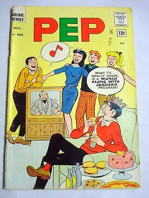 Buy Pep Comics #166 1963 Fair Mitch Miller TV Cover, Josie Story • 7.88£