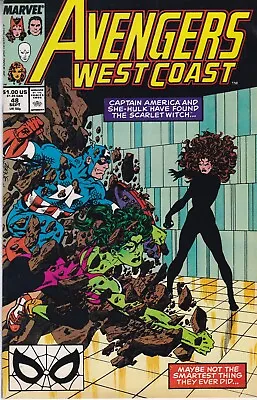 Buy Marvel Comics Avengers West Coast #48 September 1989 Fast P&p Same Day Dispatch • 4.99£