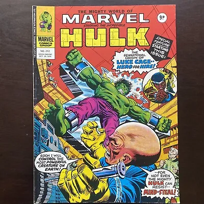 Buy Mighty World Of Marvel #212 Marvel UK Magazine October 20 1976 Hulk FF Daredevil • 8.03£