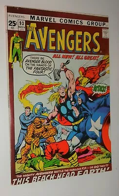 Buy Avengers #93 Neal Adams Classic  52 Page Giant Kree War 9.0 W/ow 1971 Rare • 249.35£