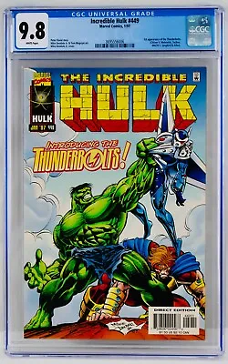 Buy Hulk #449 CGC 9.8 White Pages First Thunderbolts Appearance 1st Incredible NM/MT • 279.82£