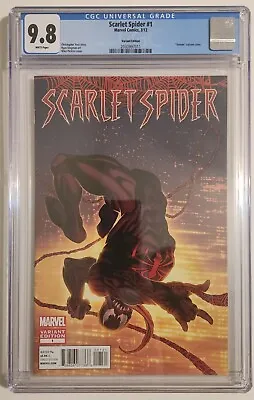 Buy Scarlet Spider #1 (2012, Marvel) CGC 9.8 NM/MT 1:50 Perkins Venomized Variant • 679.31£