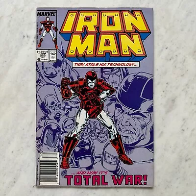 Buy IRON MAN #225 Newsstand NM 1987 Marvel Comics, Armor Wars • 19.85£