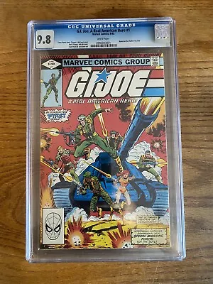 Buy CGC 9.8 G I Joe #1 A Real American Hero Marvel 1982 • 872.29£