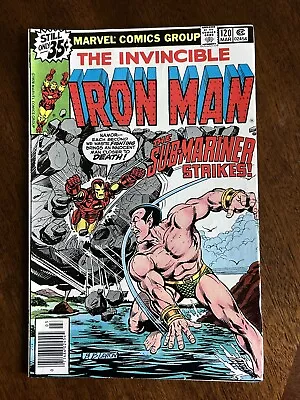 Buy 1978 Marvel Iron Man #120 First Series 1ST APP OF JUSTIN HAMMER!!! KEY ISSUE!!! • 11.85£