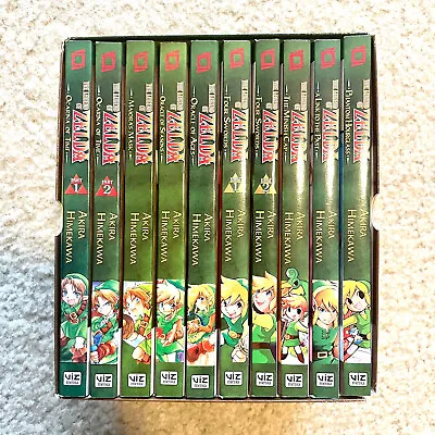 Buy The Legend Of Zelda Manga Box Set (Volume 1-10) By Akira Himekawa Link Ocarina • 57.71£