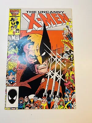 Buy Uncanny X-Men #211 Marvel 1986 NM/MT 9.8 Condition PERFECT White Pages 1st Print • 59.30£