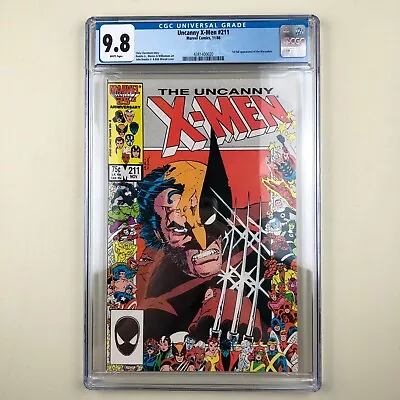 Buy Uncanny X-Men #211 (1986) CGC 9.8, 1st Marauders • 98.97£