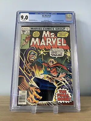 Buy Ms Marvel Issue 4 1977 CGC 9.0 • 55£