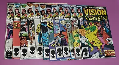 Buy The Vision And The Scarlet Witch #1-12 Complete Limited Series Marvel 1985 VF/NM • 67.72£