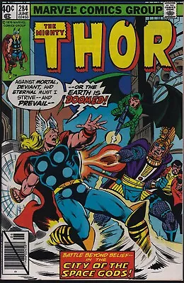 Buy Marvel Comics MIGHTY THOR #284 Eternals And Celestial Appearance NM! • 11.86£