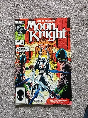 Buy Marvel Comics Moon Knight #1 1985 Bronze Age First Of Khonshu • 4.99£