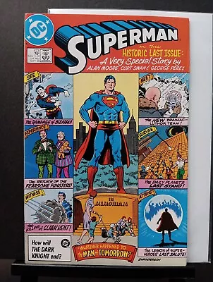 Buy Superman #423 NM- Sept 1986 DC Last Issue Alan Moore Curt Swan Direct Edition • 19.85£