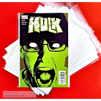 Buy Marvel Incredible Hulk Size Comic Bags ONLY Size17 Acid-Free  X 25 • 12.99£