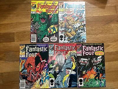 Buy Fantastic Four - Lot Of 5 John Byrne Issues - 271, 274, 277, 278, 279 • 11.91£