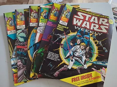 Buy Bronze Age Vintage Star Wars Weekly Comics First Issue To Number 13  • 20£