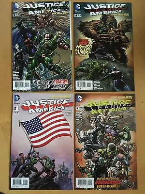 Buy JUSTICE LEAGUE Of AMERICA, DC 2013 Series By JOHNS & FINCH, #s 1,2,3,4.1st PRINT • 10.99£