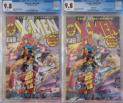 Buy Uncanny X-Men 281 CGC 9.8 Trevor Fitzroy - 2 Copies - 1st And 2nd Printing • 102.81£