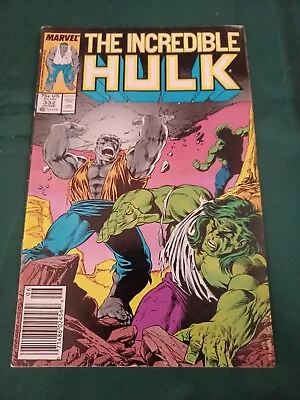 Buy Incredible Hulk #332 Vf 2nd Issue Of Grey Hulk Story Line Series  • 7.86£