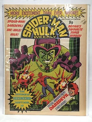 Buy Spider-Man And Hulk Weekly #406 VG/FN Marvel Comics Magazine • 3.95£