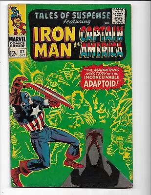 Buy Tales Of Suspense 82 - Vg/f 5.0 - Adaptoid - Iron Man - Captain America (1966) • 21.59£