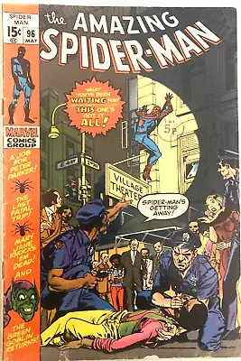 Buy Amazing Spider-man # 96. May 1971.  Gil Kane-cover. Key Drug Story.  Fn  6.0. • 49.99£