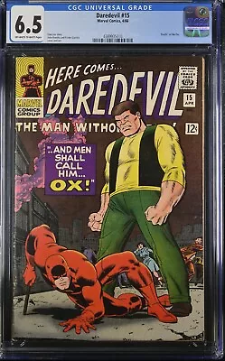 Buy Daredevil 15 4/66 Marvel Comics CGC 6.5 • 79.85£