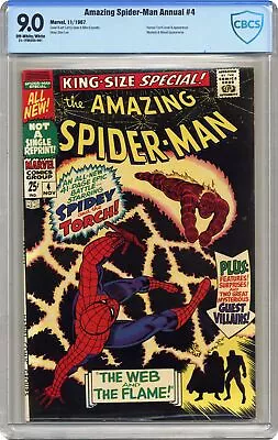 Buy Amazing Spider-Man Annual #4 CBCS 9.0 1967 21-1F952E5-001 • 302.33£