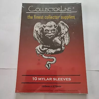 Buy Collectorline Mylar Sleeves 8 Packs Of 10 - 80 Sleeves - 195mm X 279mm • 46.74£