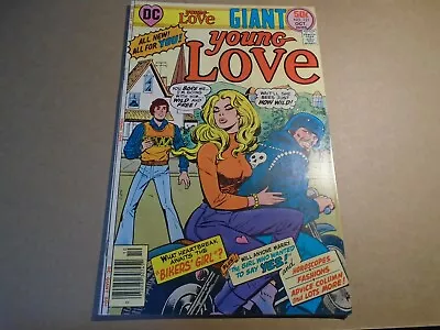 Buy YOUNG LOVE #121 Girls Romance Giant Biker Cover DC Comics 1976 Bronze Age FN/VF • 19.95£