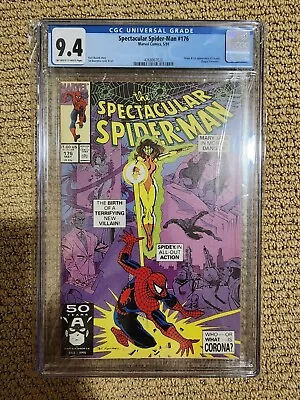 Buy The Spectacular Spider-Man #176 CGC 9.6 • 55.34£