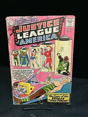 Buy Brave And The Bold #30 (3rd Justice League, 1st Amazo, DC, 1960) - Hot Key! • 118.73£