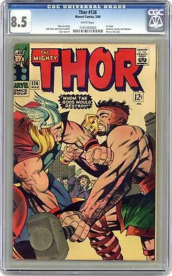 Buy Thor #126 CGC 8.5 1966 1161455005 • 504.41£