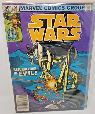 Buy Star Wars #51 *1981* Marvel Newsstand 6.0 • 3.15£